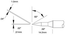 Solder Tip, Smart Heat PowerTips, STTC-546Metcal  